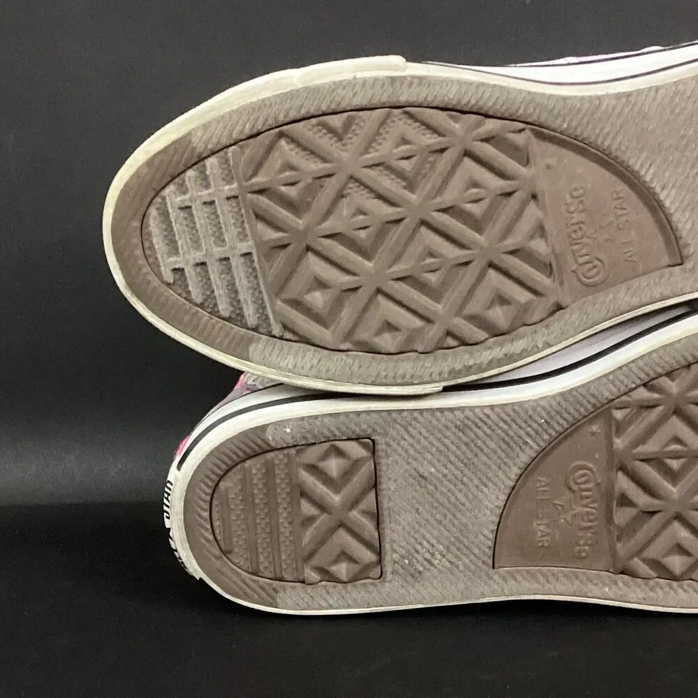 Converse Chuck Taylor All Star High -Girl's Sz 3 -Neon Unicorn Sneakers 669107F